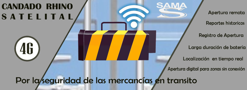 Candado para camion, trailer, contenedor, sama