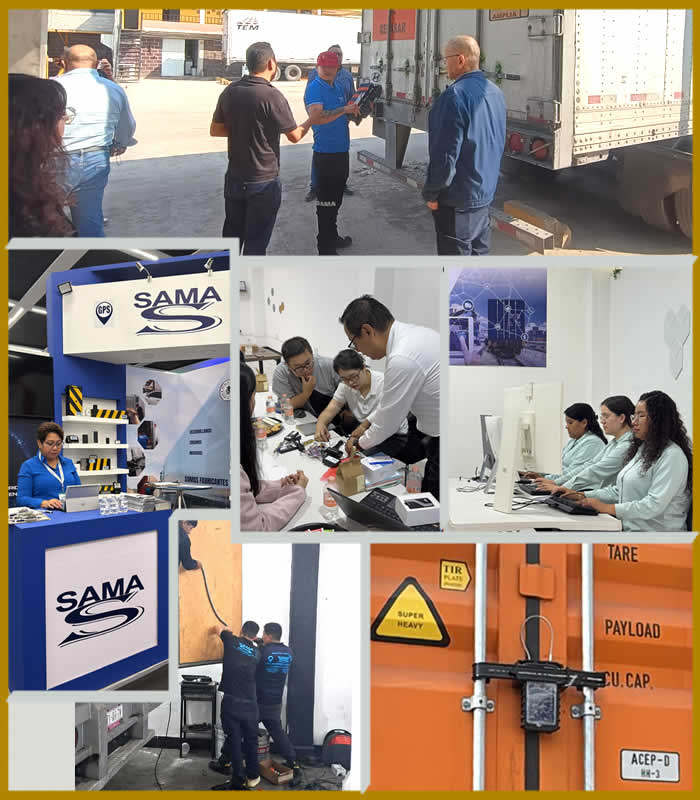 Candado para camion, trailer, contenedor, sama