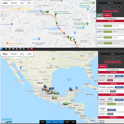GPS camion, trailer, carro, sama
